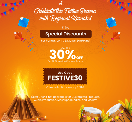 Celebrate this Festive Season with Regional Karaoke! Enjoy Special Discounts for Pongal, Lohri, and Makar Sankranti